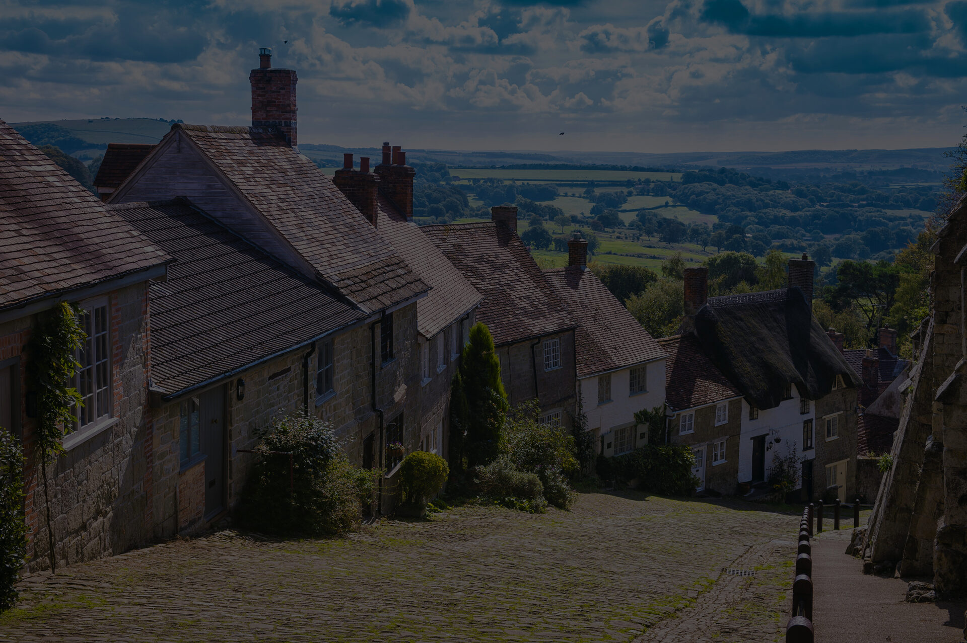 A traditional English village street